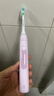 飞利浦（PHILIPS）声波电动牙刷钻石3系 生日礼物 情侣送男生/女友 微泡水流 HX5171/04淡粉色 实拍图