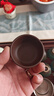 百年利永宜兴紫砂品茗杯原矿紫泥主人杯功夫茶具配件泡茶小杯子茶碗6只装 实拍图