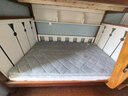 水星家纺床垫乐肤绒加厚软床垫保暖吸湿床垫子可折叠床褥 1.2m 素灰色 实拍图