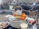 探险者（TAN XIAN ZHE）烤火炉户外庭院烤火盆取暖炉室内烧烤炉家用围炉煮茶套装 【奶油咖】围炉煮茶+木炭十斤 实拍图