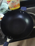 炊大皇炒锅不粘锅易洁少油烟平底炒菜锅煎锅32cm磁炉通用深蓝SL32CG 实拍图