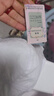 逐暖中老年人纯棉布文胸妈妈胸罩无钢圈无海绵薄款全棉内衣 纯白色 100A 实拍图