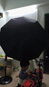 天堂 防紫外线晴雨伞三折 太阳伞黑胶折叠三折晴雨伞 曜石黑 实拍图