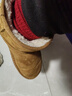 骆驼（CAMEL）雪地靴女冬季新款加绒保暖加厚棉鞋休闲懒人毛毛鞋 L23W275157驼色 37 实拍图