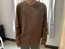 班尼路（Baleno）长袖t恤男春秋季基础款纯色圆领男士打底衫宽松纯棉上衣男女同款 实拍图