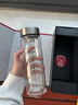 希诺（heenoor）双层玻璃杯男家用商务办公泡茶杯子过滤车载水杯XN-9607 410mL 实拍图