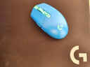 罗技（G）G304 LIGHTSPEED无线鼠标 游戏鼠标 轻质便携 鼠标宏 绝地求生FPS英雄联盟吃鸡 生日礼物 蓝色 实拍图