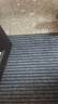柏能条纹入户地垫门口地毯入户门脚垫进户门口地垫可裁剪灰色80x120cm 实拍图