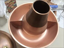 隆顺铜艺 铜火锅紫铜电炭两用插电木碳火锅家用加厚老北京涮肉铜锅火锅 6-8人鸳鸯锅【加厚防水】 34cm 实拍图