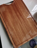 双枪乌金檀菜板 百年龄整木砧案板家用切菜食品抗菌防霉实木40*27*2.5 实拍图