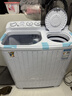 小鸭洗衣机半自动双桶双缸家用大容量小型租房宿舍波轮脱水甩干两用双杠省电老式强动力易操作以旧换新 15.5公斤 双缸 洗10+脱5.5 强劲电机终身联保 实拍图