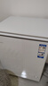 海尔（Haier）142L单温冰柜小型家用小冰柜减霜一级能效冷藏冷冻转换深冷冷柜小冰箱BC/BD-142GHW9D国家补贴 实拍图