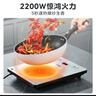 美的（Midea）家用电磁炉电陶炉电池炉2200W大功率猛火新型电磁灶一体微晶面板爆炒炒菜智能定时火锅炉MC-E22B60 实拍图