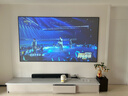 竹者菲涅尔抗光硬屏中长焦投影幕布  超短焦激光电视抗光幕布 适配极米当贝投影仪画框幕布 100英寸【包安装】 8K中长焦菲涅尔硬屏 实拍图