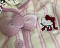 野兽派家居（tbh）宋雨琦同款三丽鸥Hello Kitty法兰绒家居服套装冬季可外穿睡衣女 Hello Kitty法兰绒家居服 奶白条纹 M 实拍图