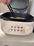 美的（Midea）电饼铛 电饼档家用上下盘可拆电蒸锅火锅炒锅煎饼烙饼三明治机早餐机75mm加深火力可调JKC2875新品 实拍图