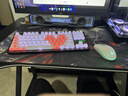 甄严选电脑桌台式电竞桌椅套装组合桌子办公家用桌学习桌书房书桌写字桌 【黑架+黑碳纤纹面】单桌100*60 实拍图