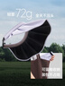 蕉下（beneunder）遮阳帽子女黑胶贝壳防晒帽男太阳帽便携空顶帽大帽檐全脸遮阳 紫 实拍图