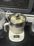 小熊（Bear）不锈钢电煮锅 电蒸锅  宿舍多功能锅小电锅 0涂层蒸煮一体可预约 小型1-2人用分体式 C12N7 配蒸笼 实拍图