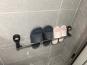 馨沛吸盘拖鞋架卫生间置物架免打孔浴室毛巾收纳架伸缩毛巾杆壁挂架 实拍图