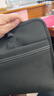 得力（deli）加厚竖式立体办公手提袋/会议包/事务包/文件包/便携商务拉链袋电脑公文包男 黑色 实拍图