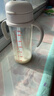 贝亲（Pigeon）自然成长翻盖直饮吸管 大童奶瓶330ml 经典款 18月+  AA278 实拍图