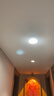 雷士（NVC）LED筒灯家用客厅卧室吊顶过道免开孔明装天花灯PC白色9瓦暖白光 实拍图