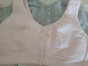 俞兆林2件装妈妈内衣前扣背心式无钢圈大码中老年人妇女夏季薄款文胸罩 实拍图