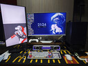 SANC 盛色27英寸2K275Hz电竞显示器 FastIPS快速液晶 旋转升降 硬件低蓝光 DIY贴纸电脑屏幕K7星尘白 实拍图