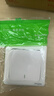 施耐德电气 一开单控开关 86型单开开关插座面板单联开关面板 睿意系列 白色 实拍图