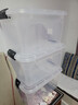 禧天龙塑料衣物收纳箱玩具整理箱30L 透明  3个装 不带轮 实拍图