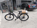 永久锂电池助力电动自行车禧玛诺变速超长续航山地车男女士双碟刹单车 F58摩天灰【助力续航约20-30KM】线碟 27.5英寸 实拍图