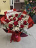 莱一刻情人节鲜花速递玫瑰礼盒花束表白送女友生日礼物全国同城配送 11朵红玫瑰花束-推荐款 实拍图