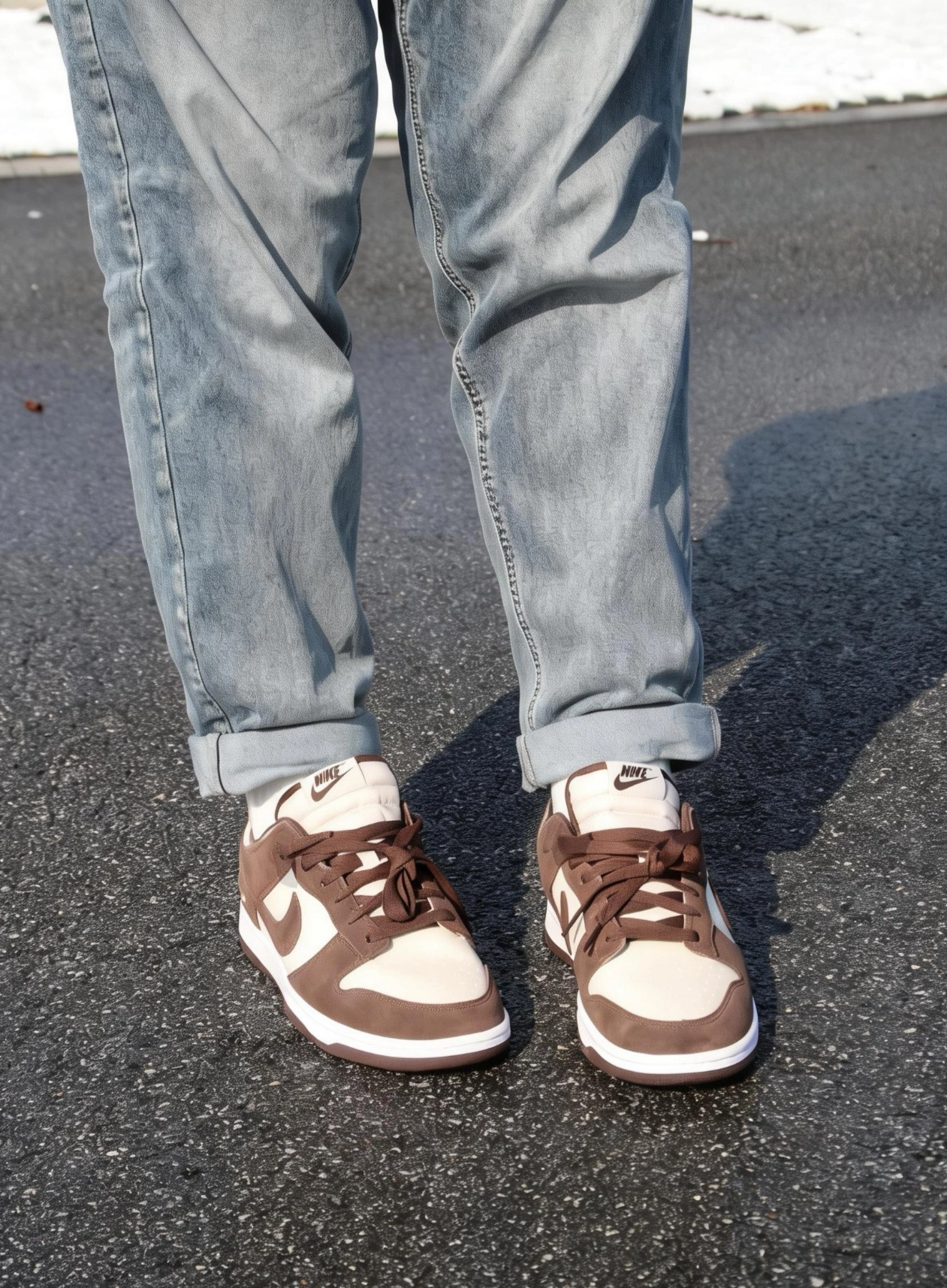耐克（NIKE）26年春季新款Dunk Low Suede女子减震低帮轻盈运动鞋 IO4244-102 36 实拍图