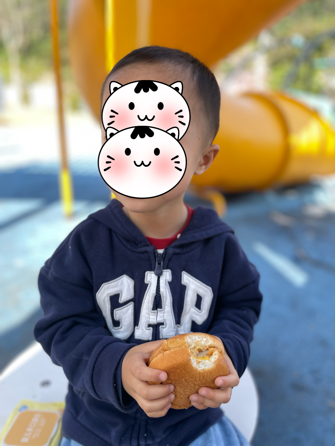 盖璞（GAP）男女幼童秋季款抓绒logo连帽卫衣外套儿童装美版723271 实拍图