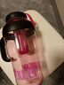 【京东物流】水杯冰霸吸管杯高颜值学生茶水分离大容量杯子 肚肚杯1个-玫红色 实拍图