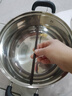 爱仕达（ASD）汤锅 304不锈钢蒸汤锅 炖煮锅加厚复底奶锅 24CM燃气电磁炉通用B1 实拍图