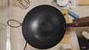 康巴赫炒锅精铁防锈爆炒老铁锅家用无涂层锤纹物理防粘炒菜锅电磁炉明火 二代新款无副耳 32cm 实拍图