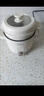 美的（Midea）电煮锅 泡面火锅宿舍小电锅 电蒸锅 多功能家用电热锅 2.6L蒸煮一体 小型2-3人用 配带蒸笼XZE2076 实拍图