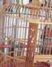 艺隆鸟笼竹制画眉八哥鹦鹉专用大号家用全套竹制笼老竹手工精品鸟笼子 36cm全套【豪华版】 实拍图