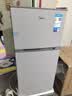美的冰箱双开门两门小冰箱节能低噪省电小户型家用客厅租房宿舍冰箱 BCD-112CM|浅灰色 实拍图