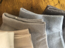 猫人【100%纯棉袜6双】男士袜子男夏季抑菌防臭短袜吸汗运动男无骨袜 实拍图