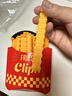 薯条磁吸封口夹冰箱贴ins高颜值食物密封夹办公桌小食品防潮好物 12根薯条+盒子 10*1.5cm 实拍图