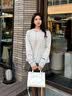 Kappa卡帕 正品托特包女大容量时尚单肩斜挎包上班通勤手提包生日礼物 勿忘草蓝（搭扣款） 实拍图