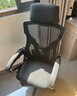 锦汐 电脑椅家用办公椅子靠背人体工学椅学习转椅老板座椅游戏电竞椅 【二代升级款】黑框黑网+乳胶 实拍图