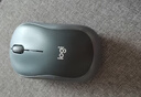罗技（Logitech）M220 轻音鼠标 无线鼠标 办公鼠标 对称鼠标 带无线微型接收器 灰黑色 实拍图