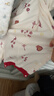婧麒宝宝拜年服连体衣服冬装夹棉百日宴满月红色新生婴儿过年 平安喜乐满印【四季款】 73cm 实拍图