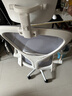 汤能优品电脑椅家用人体工学椅子办公椅靠背学生学习椅写字书房电竞游戏椅 【高配版】白灰乳胶+头枕+3级杆 实拍图