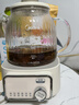 美的（Midea）花漾0胶水全玻璃养生壶 多功能煮茶壶 母婴烧水壶 恒温电热水壶 全自动一体煮茶器1.2L YS12B302J 实拍图