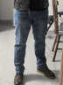 Lee726舒适直筒丹宁复古水洗蓝色男牛仔裤休闲潮流 实拍图
